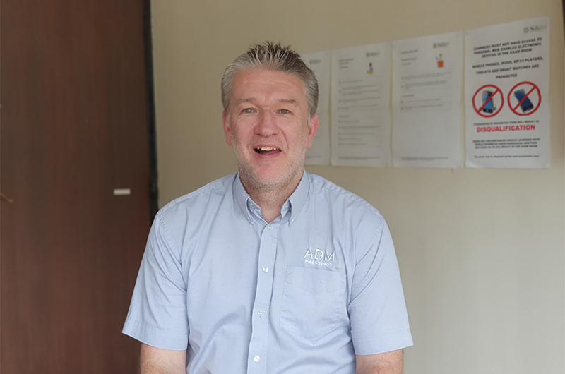 ADM manufacturing manager Andy Martin